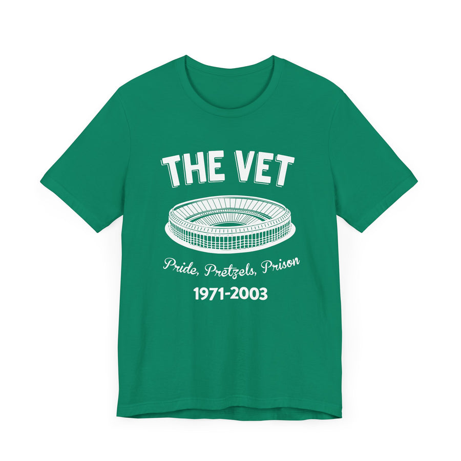 Philadelphia The Vet Pride, Pretzels, and Prison Unisex Tee