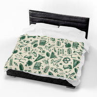 Philadelphia Football Blanket, Philly Bird Gang Velveteen Plush Throw, Sundays Are for the Birds Game Day Gift, Philly Sports Decor