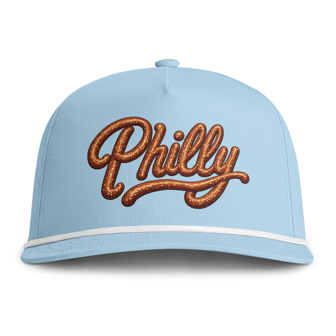 Philly Soft Pretzel Script Rope Hat | Comfort Colors Sunwashed Rope Cap