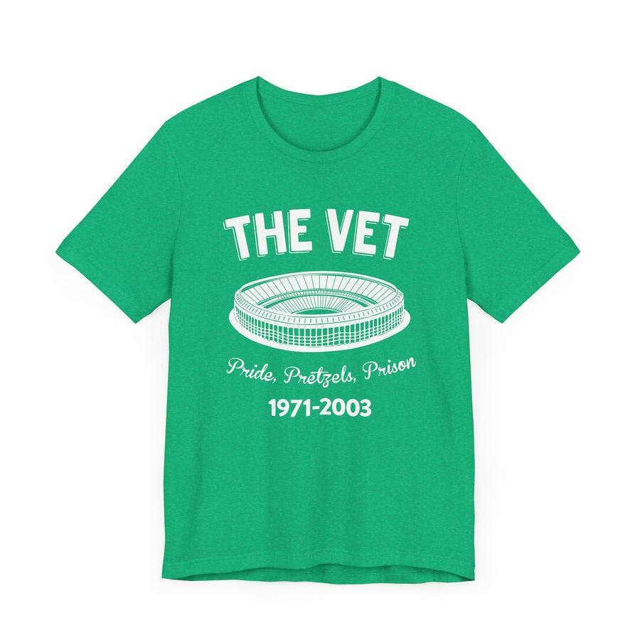 Philadelphia The Vet Pride, Pretzels, and Prison Unisex Tee