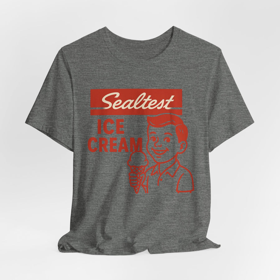 Retro Sealtest Ice Cream Unisex Jersey Short Sleeve Tee