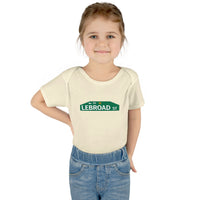 Lebroad Street Infant Bodysuit | Rabbit Skins 4400 Philadelphia Baby Onesie