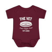 The Vet Baby Bodysuit Kelly Green Veterans Stadium Philly Baby Bodysuit Pride Pretzels Prison Infant Outfit Funny Eagles Fan Baby Gift Philadelphia Football Baby