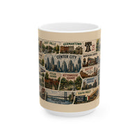 Philadelphia Neighborhoods Mug Philly Neighborhood Map Coffee Mug Fishtown Rittenhouse Manayunk South Philly Mug 11oz 15oz Ceramic Mug