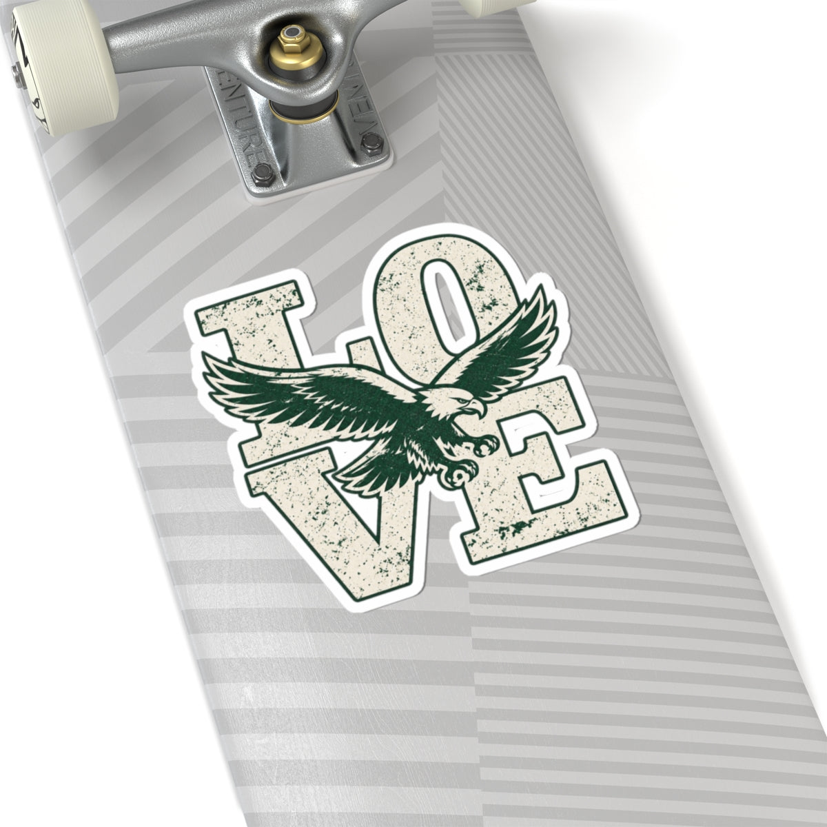 Philly LOVE Birds Sticker, Philadelphia Football Decal, Vintage Green Eagle Sticker, Game Day Gift, Philly Sports Sticker