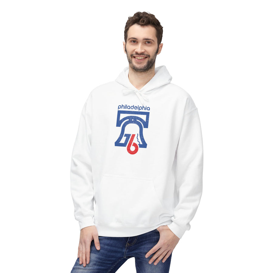 Retro ‘76 Bicentennial Crack Unisex Midweight Softstyle Fleece Hoodie