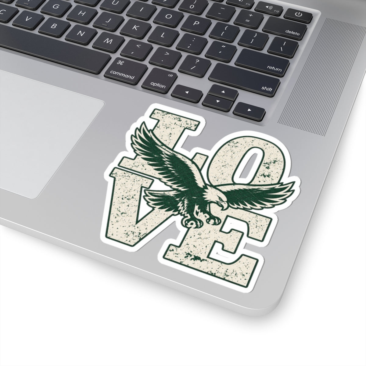 Philly LOVE Birds Sticker, Philadelphia Football Decal, Vintage Green Eagle Sticker, Game Day Gift, Philly Sports Sticker