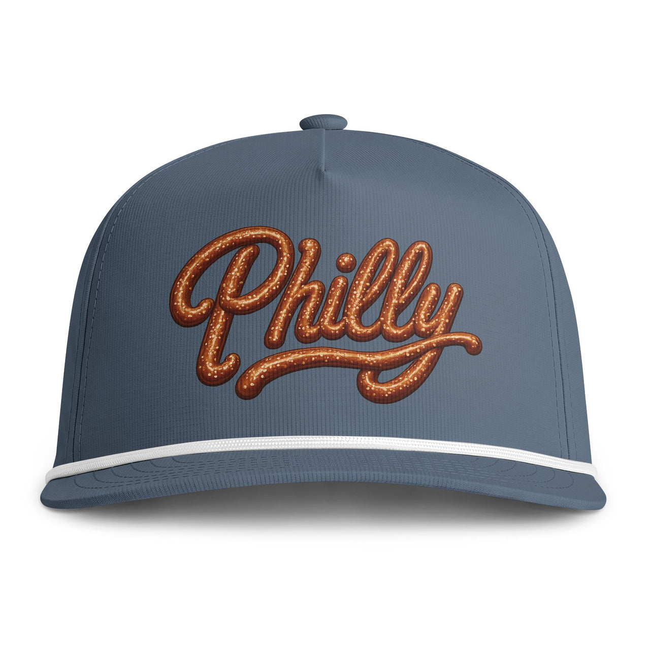 Philly Soft Pretzel Script Rope Hat | Comfort Colors Sunwashed Rope Cap