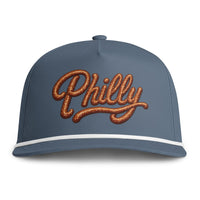 Philly Soft Pretzel Script Rope Hat | Comfort Colors Sunwashed Rope Cap