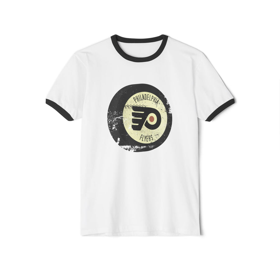 Retro Philly Hockey Unisex Cotton Ringer T-Shirt