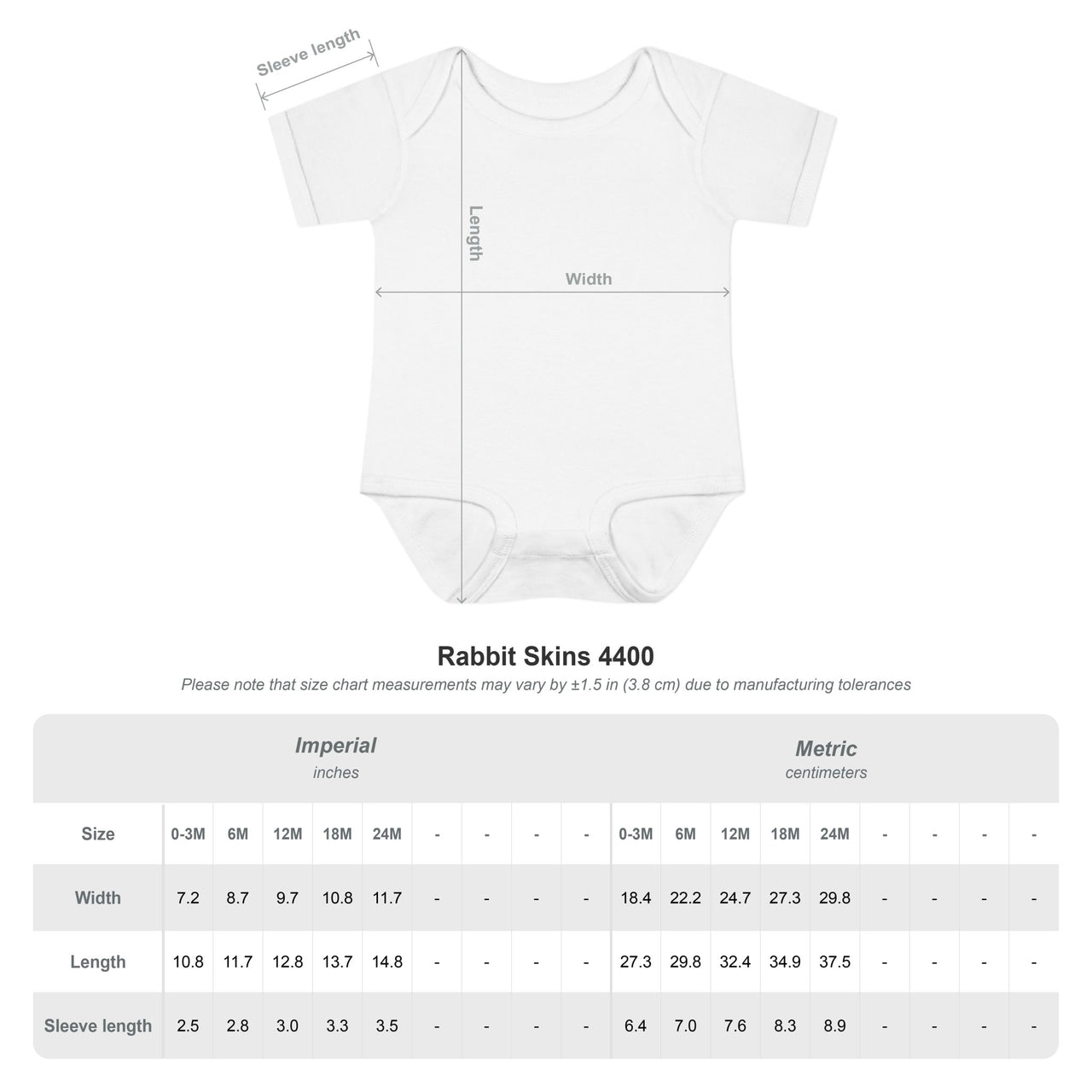 Lebroad Street Infant Bodysuit | Rabbit Skins 4400 Philadelphia Baby Onesie