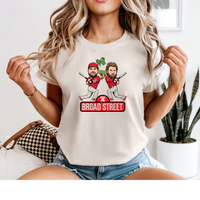Broad Street Baseball Cartoon Tee — 'Broad Street' Graphic T-Shirt