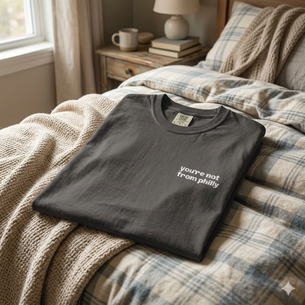 you're not from philly embroidered Comfort Colors Unisex T-Shirt