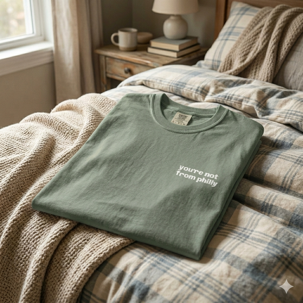 you're not from philly embroidered Comfort Colors Unisex T-Shirt