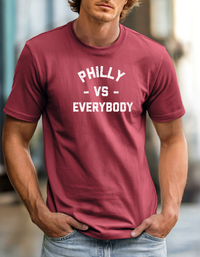 Philly vs Everybody Tee Vintage City Pride T-Shirt