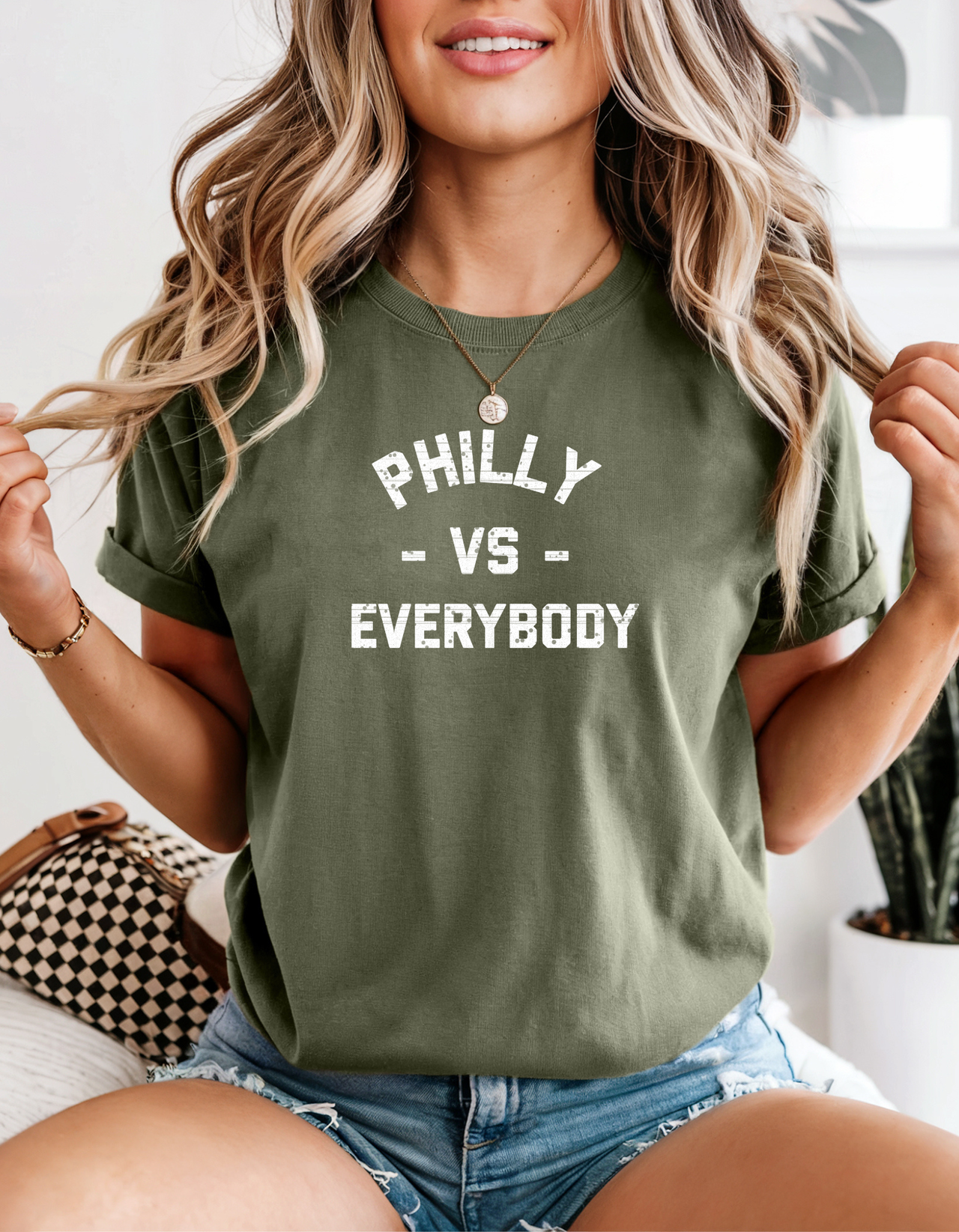 Philly vs Everybody Tee Vintage City Pride T-Shirt