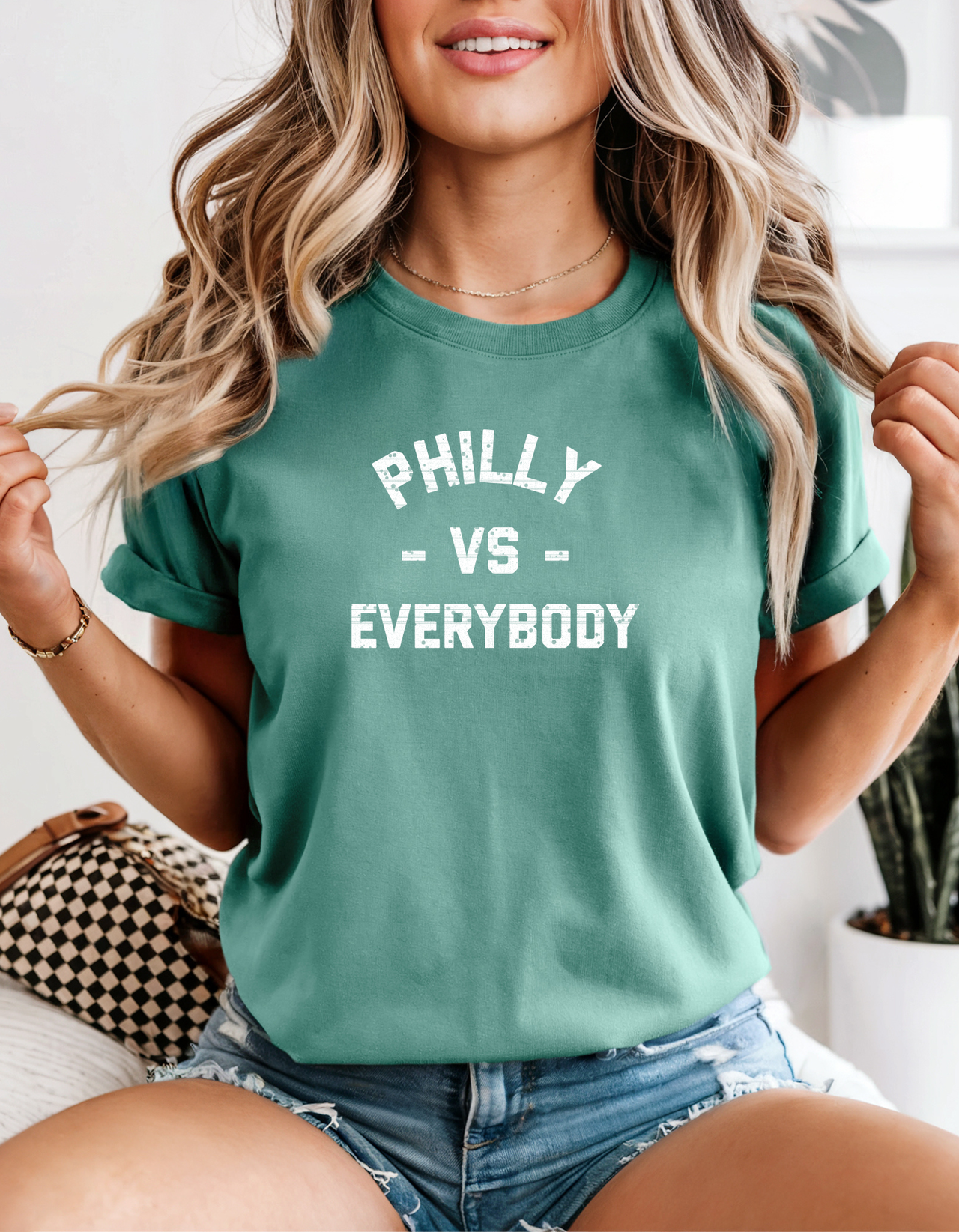 Philly vs Everybody Tee Vintage City Pride T-Shirt