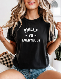 Philly vs Everybody Tee Vintage City Pride T-Shirt