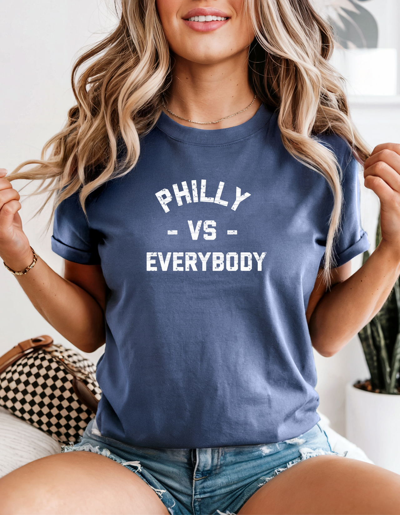Philly vs Everybody Tee Vintage City Pride T-Shirt