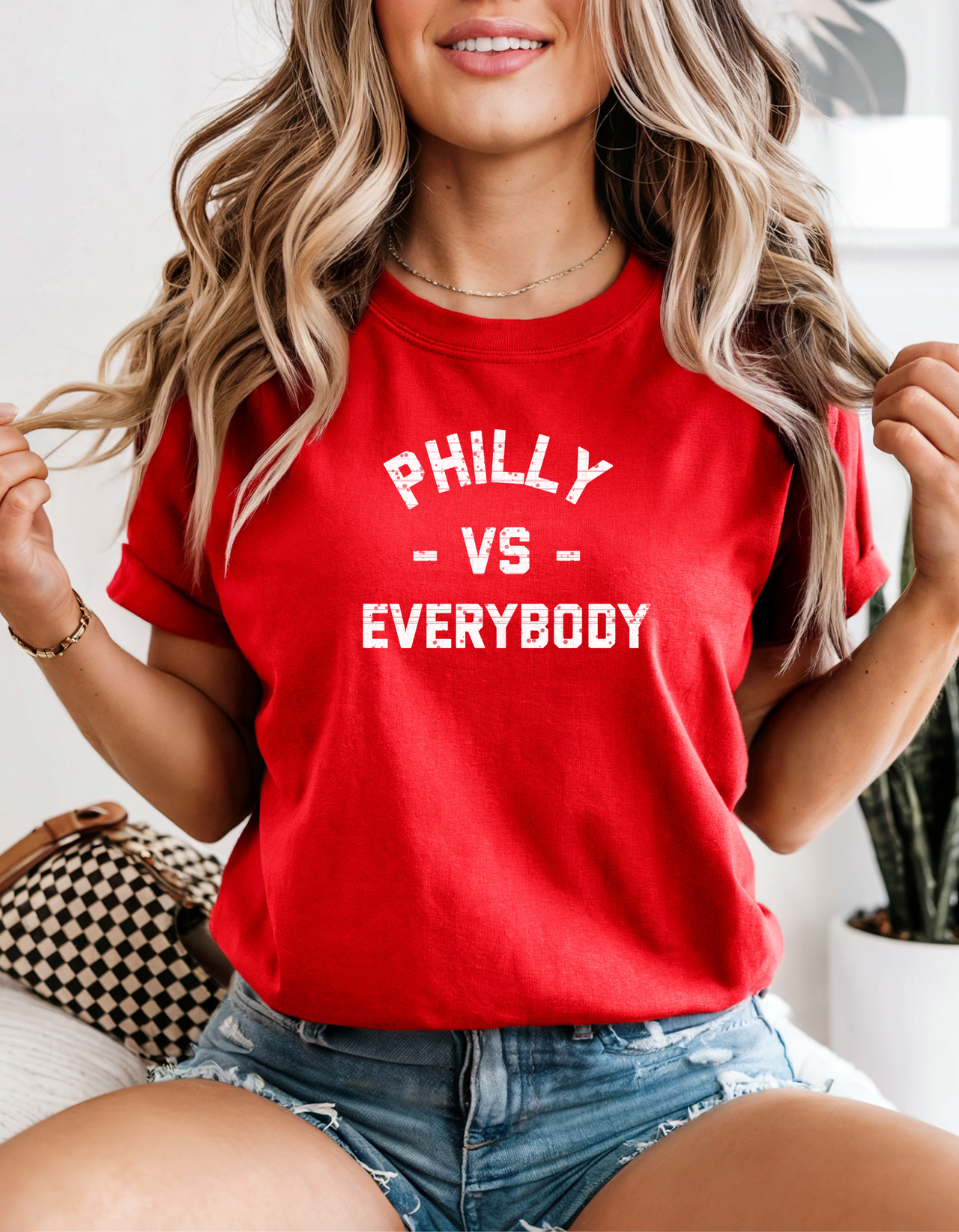 Philly vs Everybody Tee Vintage City Pride T-Shirt