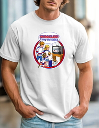 Miracles They Do Exist T-Shirt USA Hockey Retro Themed Tee 1980