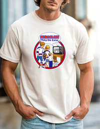 Miracles They Do Exist T-Shirt USA Hockey Retro Themed Tee 1980