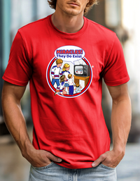 Miracles They Do Exist T-Shirt USA Hockey Retro Themed Tee 1980
