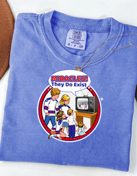 Miracles They Do Exist T-Shirt USA Hockey Retro Themed Tee 1980