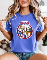 Miracles They Do Exist T-Shirt USA Hockey Retro Themed Tee 1980
