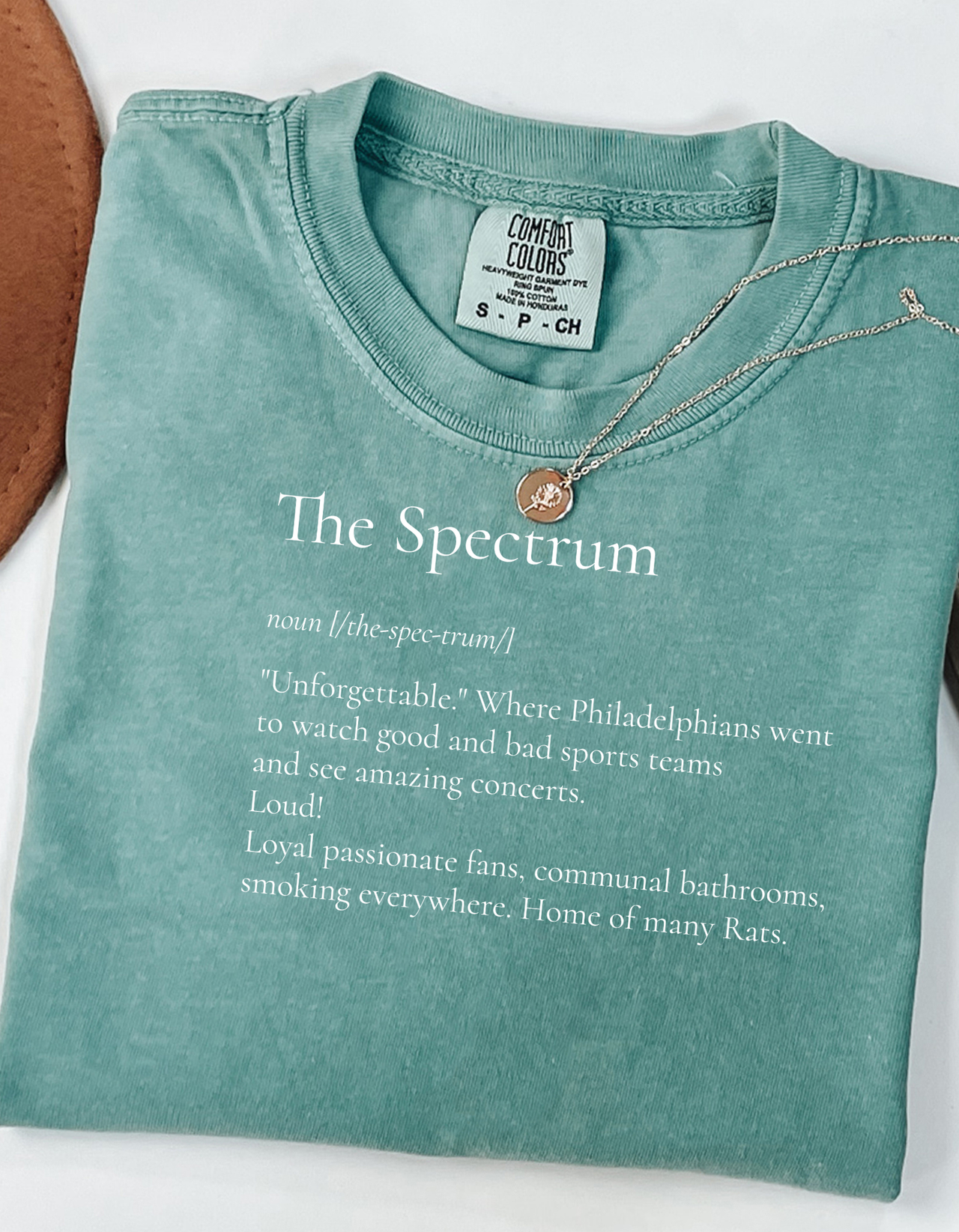 The Spectrum Definition T-Shirt Literary Quote Tee Shuttered Philly Sports Arena