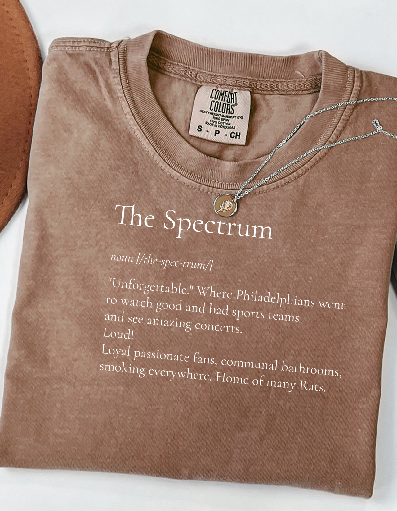 The Spectrum Definition T-Shirt Literary Quote Tee Shuttered Philly Sports Arena
