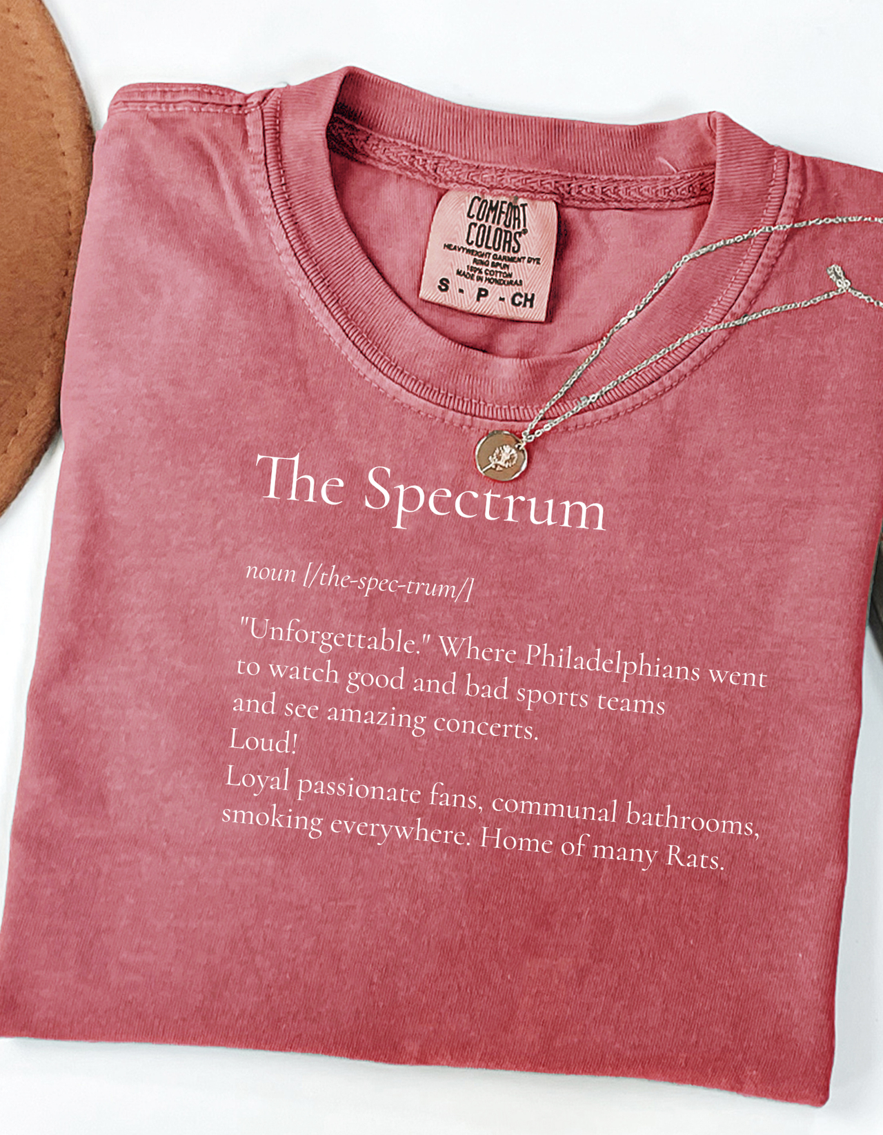 The Spectrum Definition T-Shirt Literary Quote Tee Shuttered Philly Sports Arena