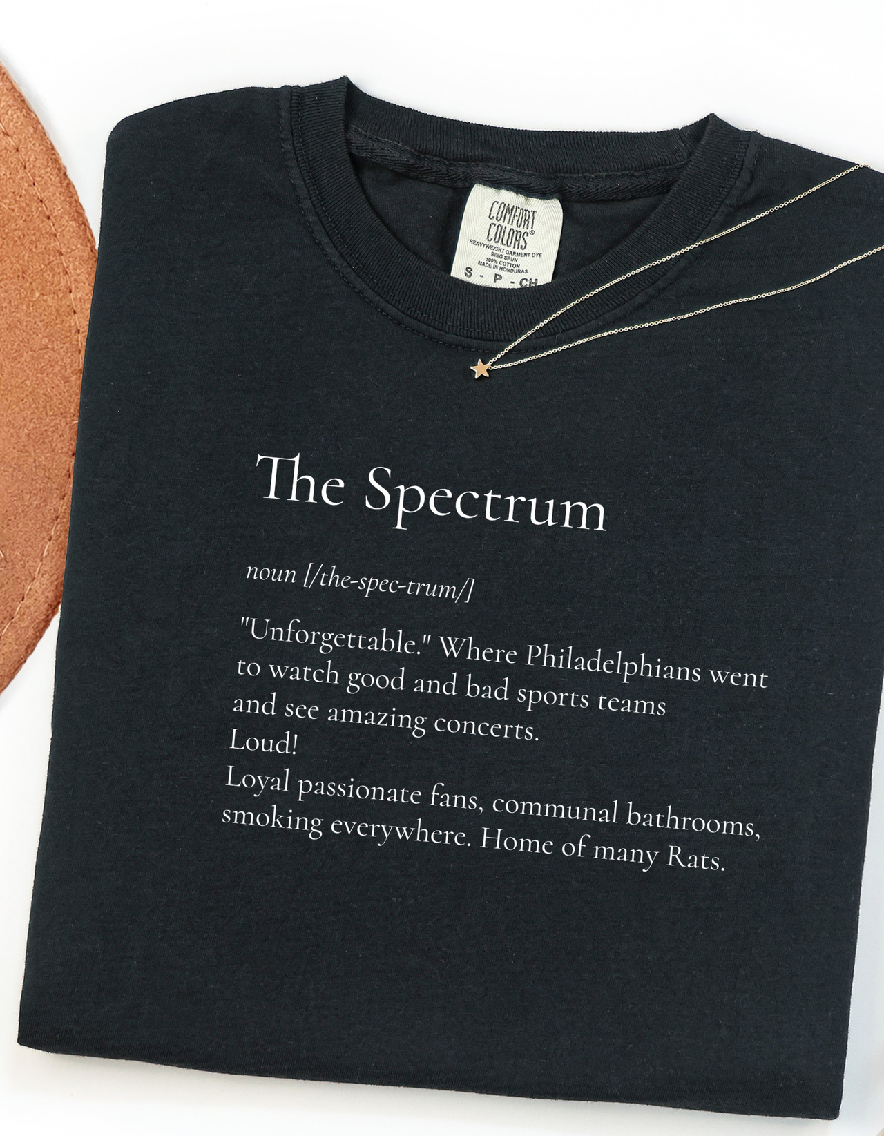 The Spectrum Definition T-Shirt Literary Quote Tee Shuttered Philly Sports Arena
