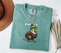 Philly Eagle Graphic T-Shirt — Vintage Sports Mascot Tee