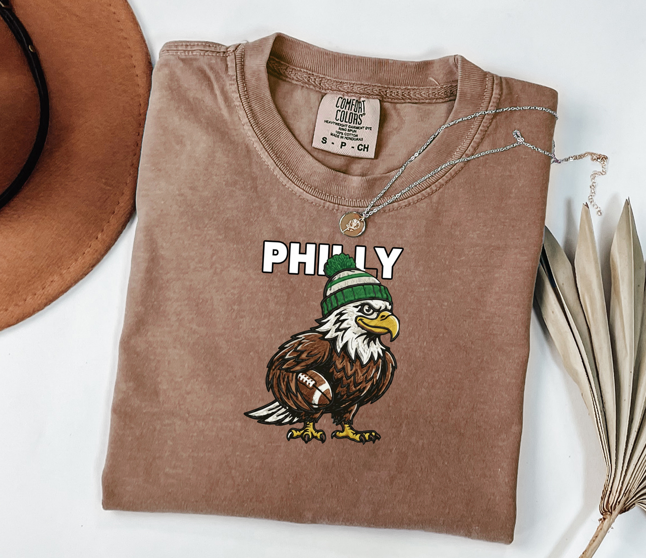 Philly Eagle Graphic T-Shirt — Vintage Sports Mascot Tee