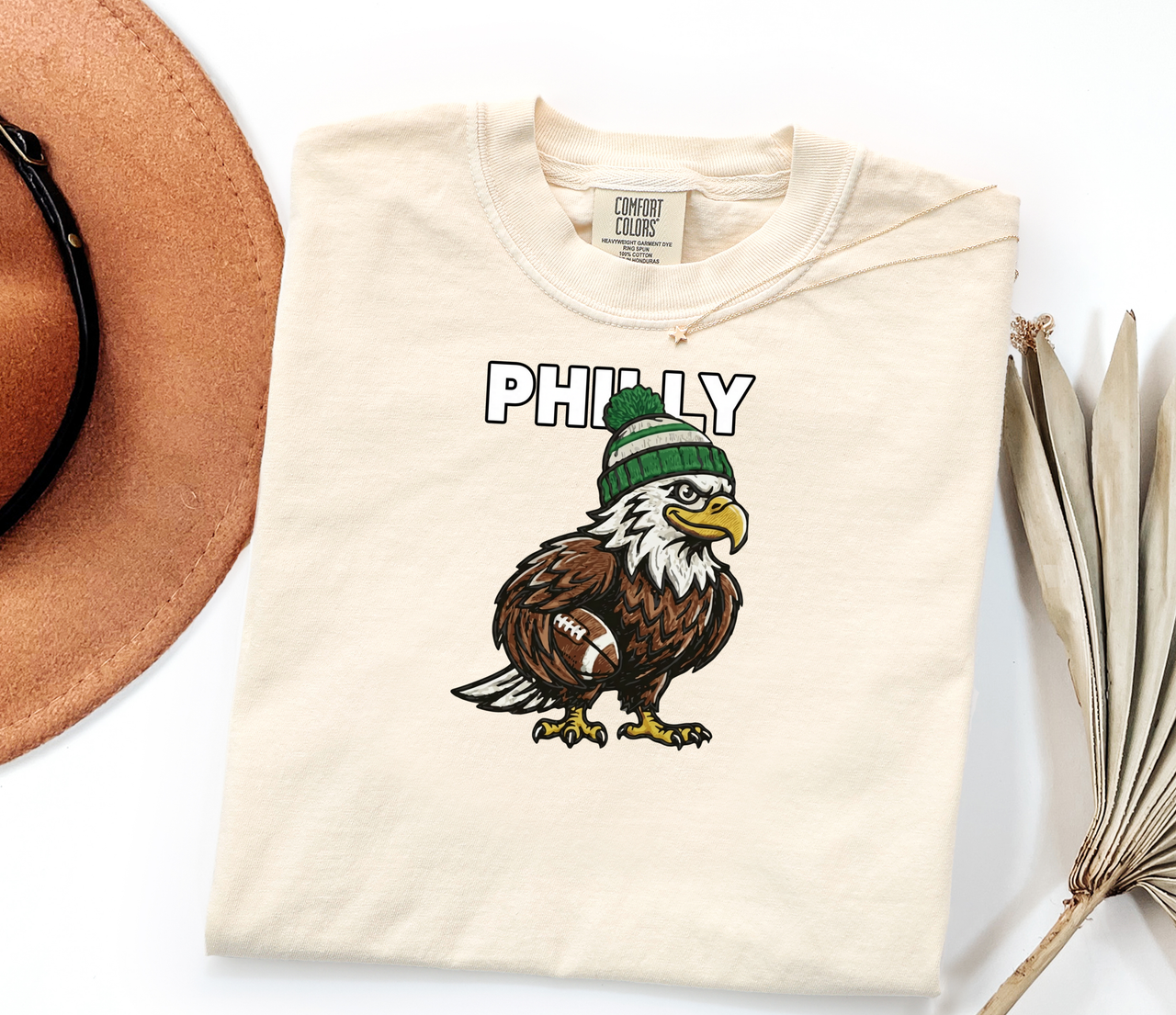 Philly Eagle Graphic T-Shirt — Vintage Sports Mascot Tee