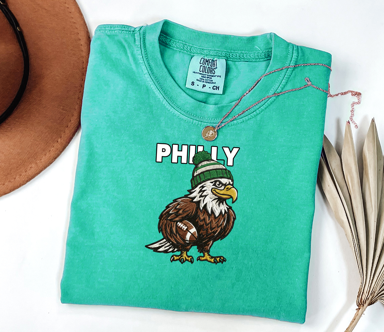 Philly Eagle Graphic T-Shirt — Vintage Sports Mascot Tee
