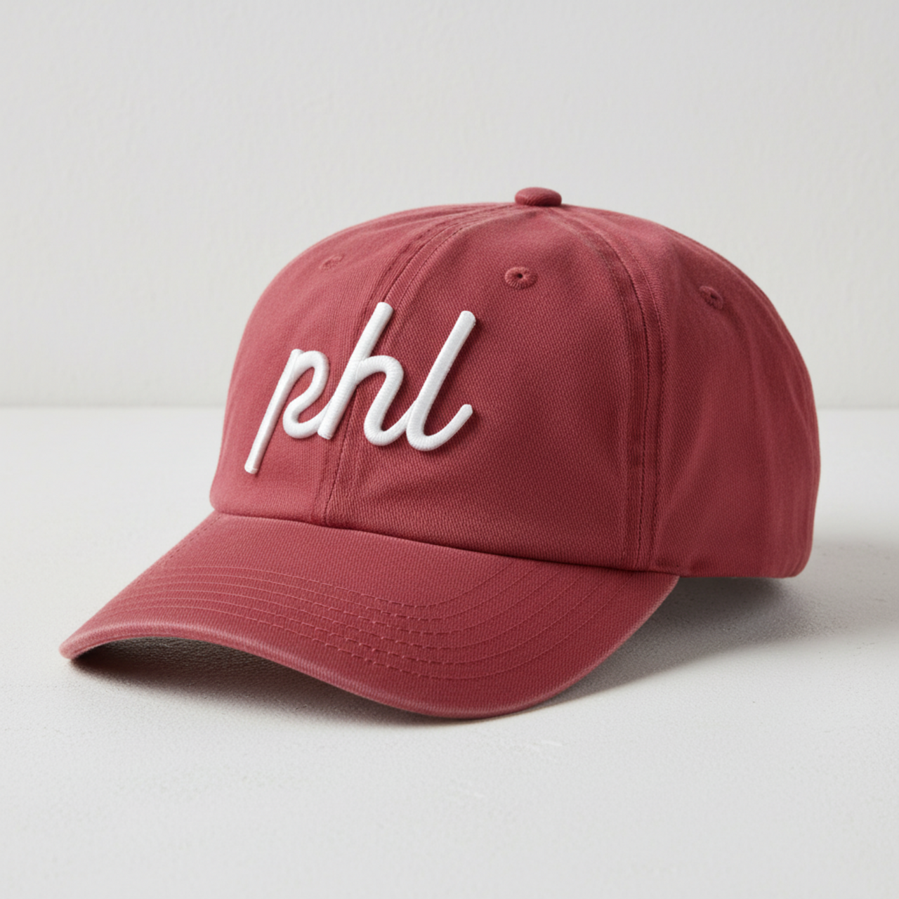 Philadelphia Script Hat Retro Philly Dad Hat Embroidered Philadelphia Cap Vintage Philly Baseball Hat Philly Streetwear Philadelphia Gift