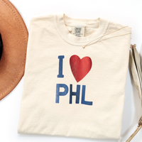 PHL Heartbreaker Comfort Colors Tee Shirt