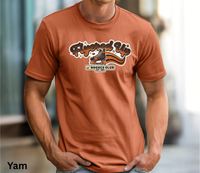 Flyered Up Hockey Club T-Shirt Retro Script Flyers Inspired Skate Graphic Philly Hockey