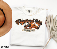 Flyered Up Hockey Club T-Shirt Retro Script Flyers Inspired Skate Graphic Philly Hockey