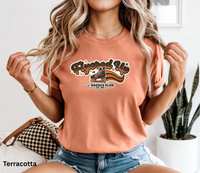 Flyered Up Hockey Club T-Shirt Retro Script Flyers Inspired Skate Graphic Philly Hockey
