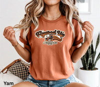 Flyered Up Hockey Club T-Shirt Retro Script Flyers Inspired Skate Graphic Philly Hockey