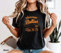 Broad Street Bullies Hockey Retro Tee World Champs 74-75 Vintage Logo Philadelphia Hockey T-Shirt Flyers