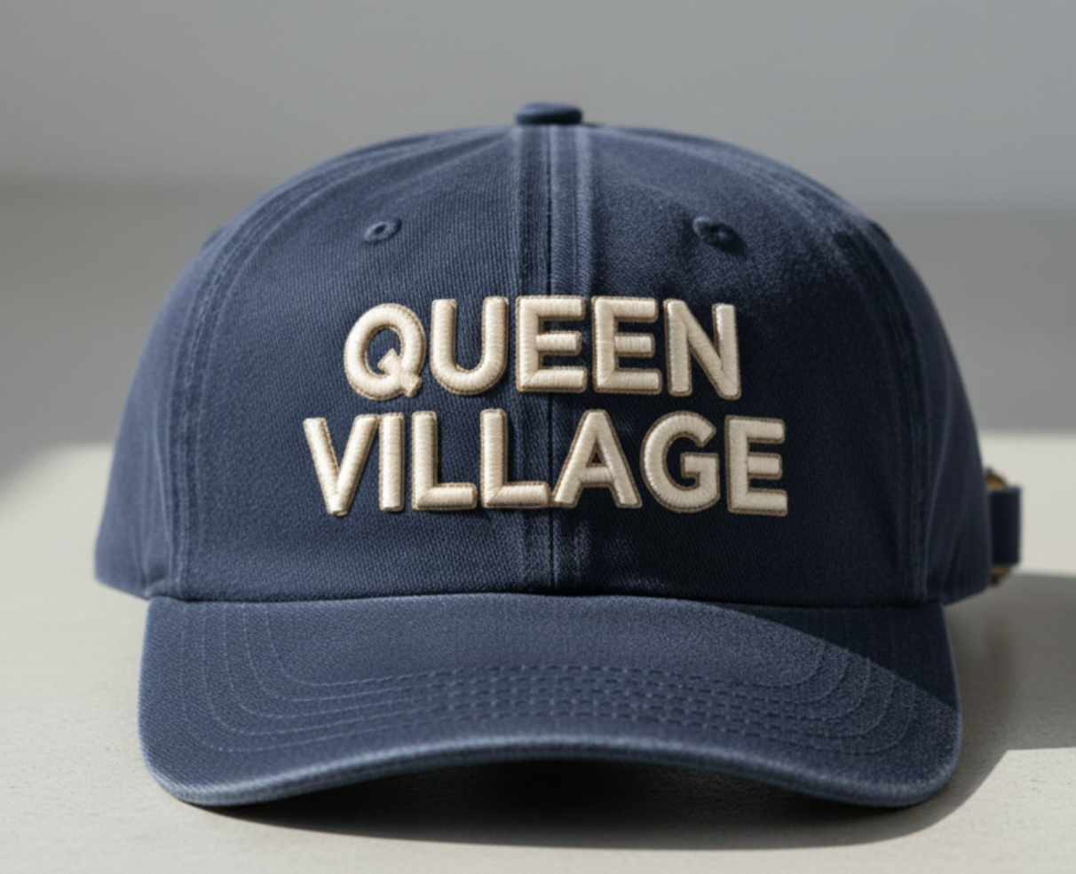 Queen Village Hat Philadelphia Dad Hat Embroidered Queen Village Dad Cap Philly Neighborhood Hat Queen Village Philadelphia Gift