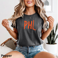 PHL Puck Shirt Philly Hockey Tee Philadelphia Hockey Graphic Shirt Retro PHL Shirt Comfort Colors Tee Philly Sports Fan Gift