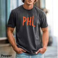 PHL Puck Shirt Philly Hockey Tee Philadelphia Hockey Graphic Shirt Retro PHL Shirt Comfort Colors Tee Philly Sports Fan Gift