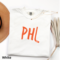 PHL Puck Shirt Philly Hockey Tee Philadelphia Hockey Graphic Shirt Retro PHL Shirt Comfort Colors Tee Philly Sports Fan Gift