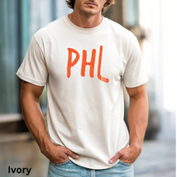 PHL Puck Shirt Philly Hockey Tee Philadelphia Hockey Graphic Shirt Retro PHL Shirt Comfort Colors Tee Philly Sports Fan Gift
