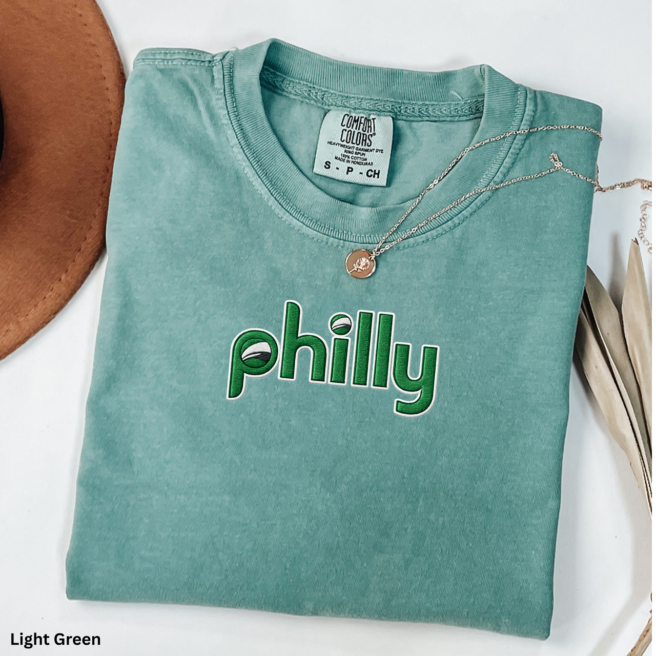 Philly Football Inspired Shirt Philadelphia Birds Fan Shirt Kelly Green Philly Graphic Tee Comfort Colors Shirt